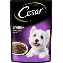 Cesar 85 г ягненок с овощами в соусе